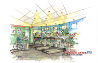 Spacious new Fitness Center with state-of-the-art exercise equipment