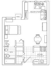 Studio Apartment at Laurel Lake