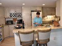 Custom kitchen in Laurel Lake Apartment