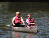 Canoeing at Laurel Lake